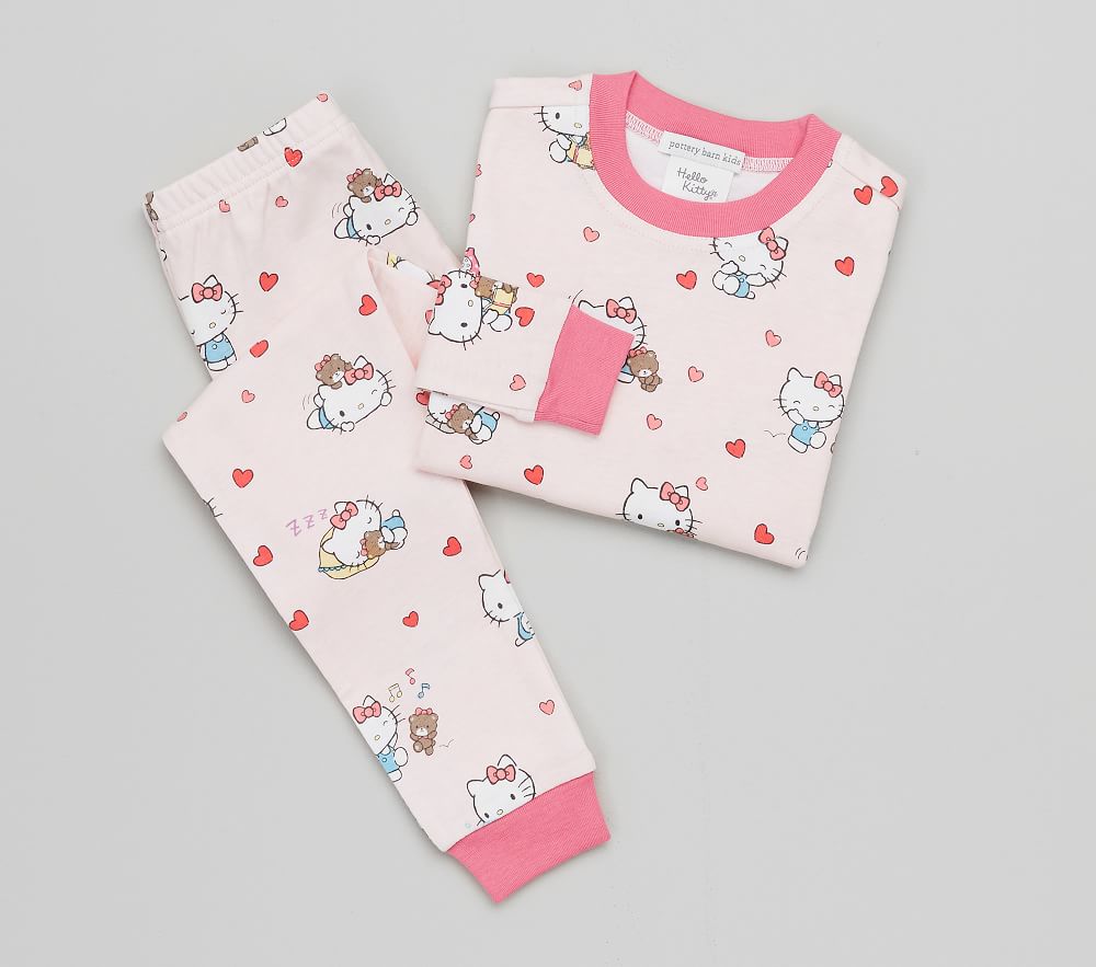 hello kitty baby pajamas