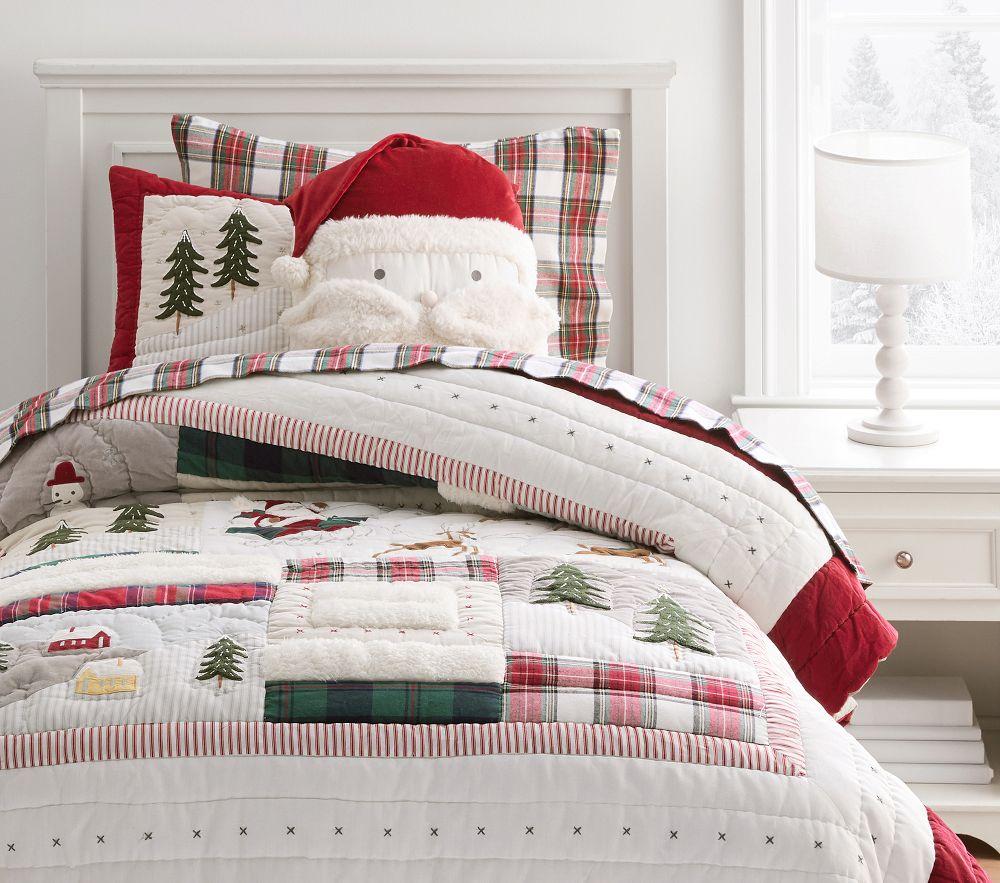 santa bedspread