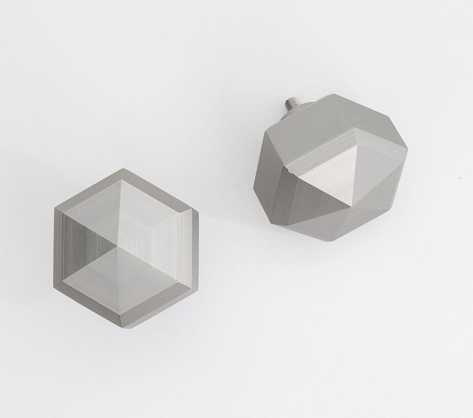 Hexagon Faceted Finial