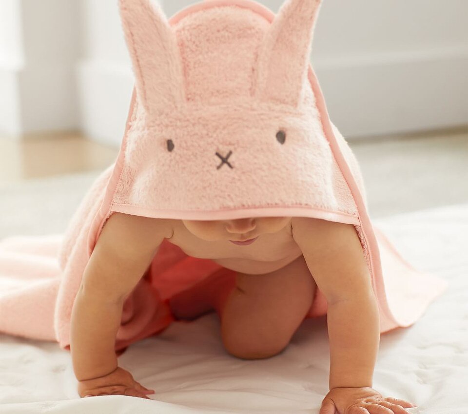 Super Soft Animal Baby Bath Wrap & Washcloth Set