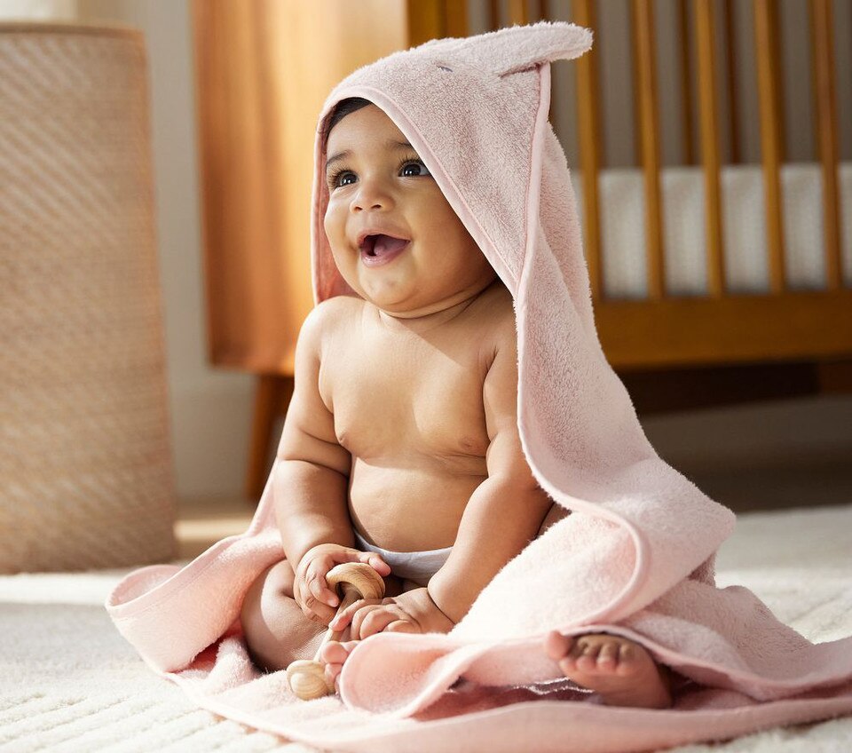 Super Soft Animal Baby Bath Wrap & Washcloth Set
