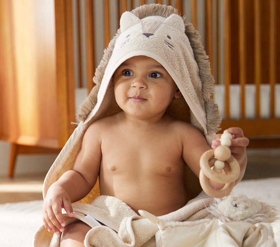 Super Soft Animal Baby Bath Wrap & Washcloth Set