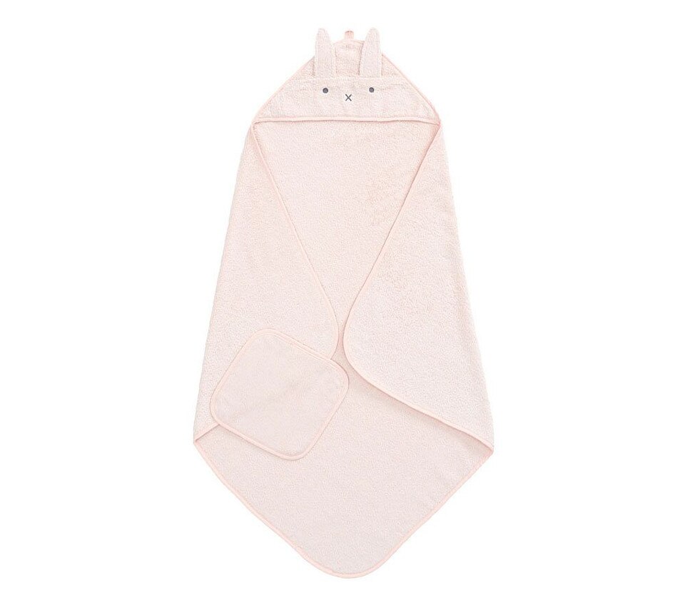 Super Soft Animal Baby Bath Wrap & Washcloth Set