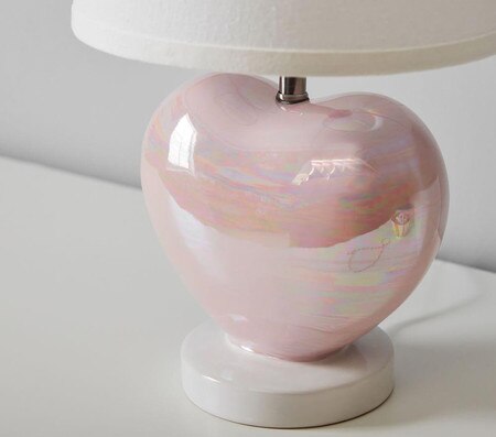 Iridescent Heart Table Lamp Pottery Barn Kids Au Iridescent Heart Table Lamp Pottery, Heart Table Lamp