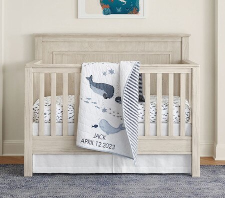 Jack Nautical Whale Baby Bed Linen Pottery Barn Kids Australia