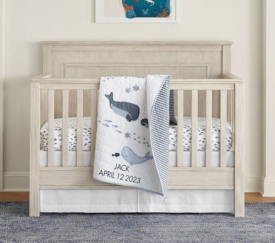 Jack Nautical Whale Baby Bed Linen