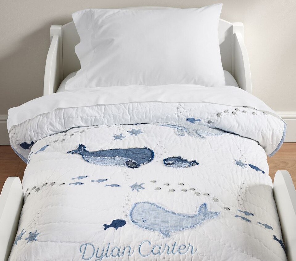 Jack Nautical Whale Baby Bed Linen