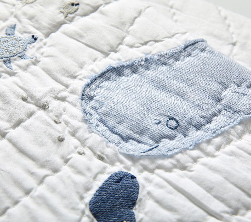 Jack Nautical Whale Baby Bed Linen