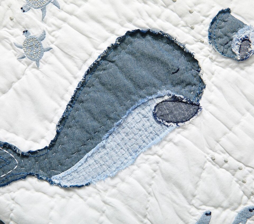 Jack Nautical Whale Baby Bed Linen