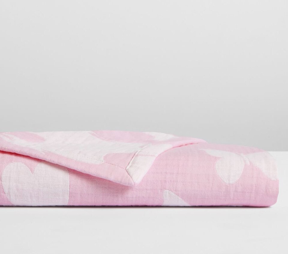 Jacquard Animals Organic Muslin Baby Blanket Collection