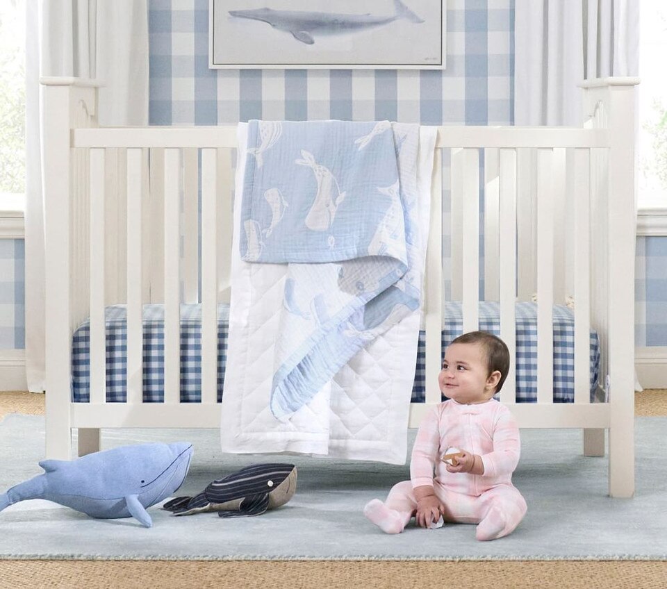 Jacquard Animals Organic Muslin Baby Blanket Collection