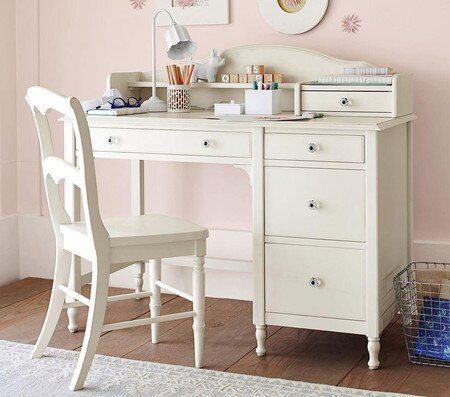 Juliette Storage Desk Hutch French White Pottery Barn Kids Au