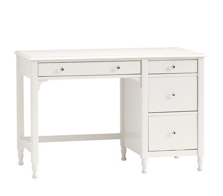 Juliette Storage Desk Hutch French White Pottery Barn Kids Au