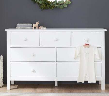 Kendall Extra Wide Dresser Simply White Pottery Barn Kids Au