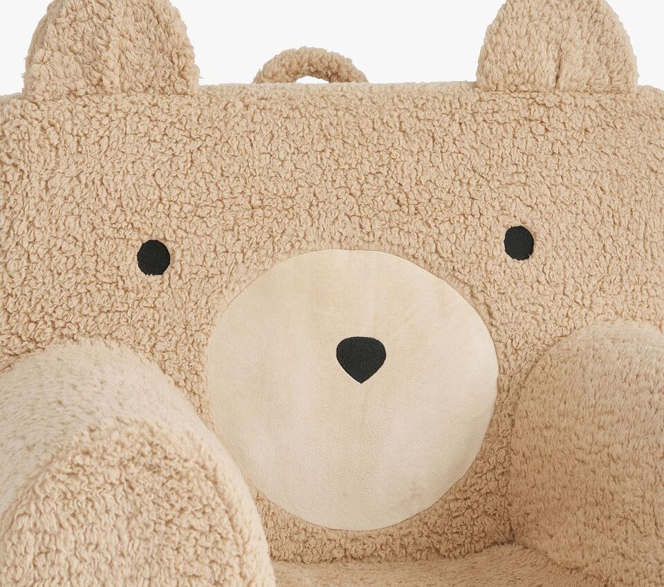 Housse de rechange Pouf enfant motif La Bruyère d'hiver