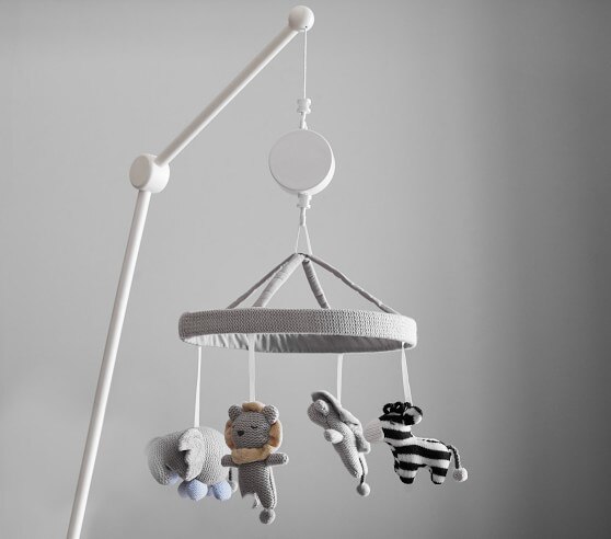 animal cot mobile
