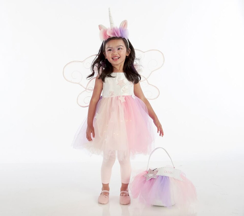 Kids Light Up Unicorn Tutu Halloween Costume