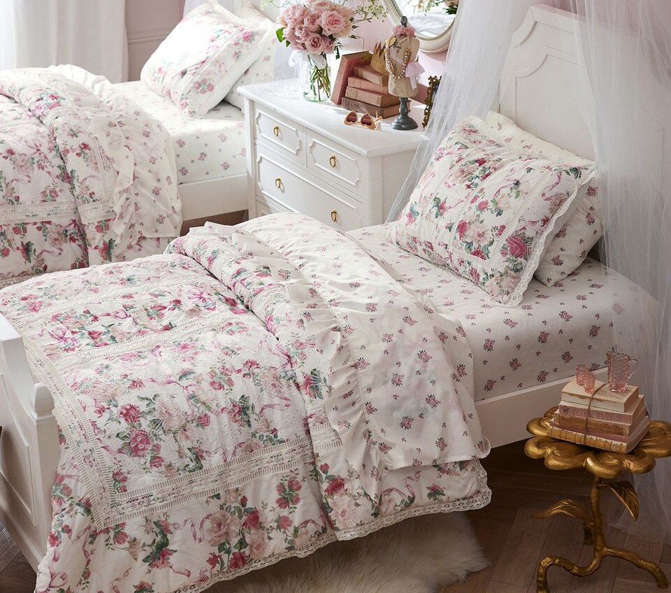LoveShackFancy Antoinette Ruffle Sheet Set