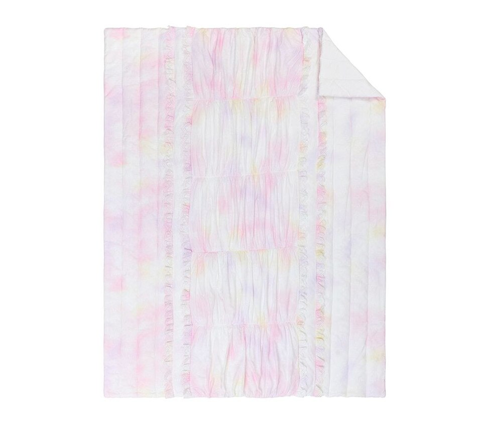 LoveShackFancy Rainbow Tie-Dye Comforter & Pillowcases
