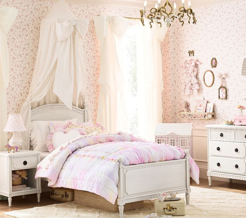 LoveShackFancy Rainbow Tie-Dye Comforter & Pillowcases