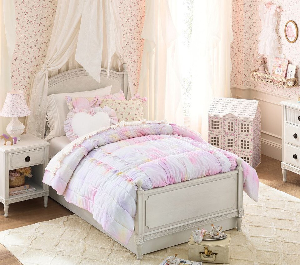 LoveShackFancy Rainbow Tie-Dye Comforter & Pillowcases