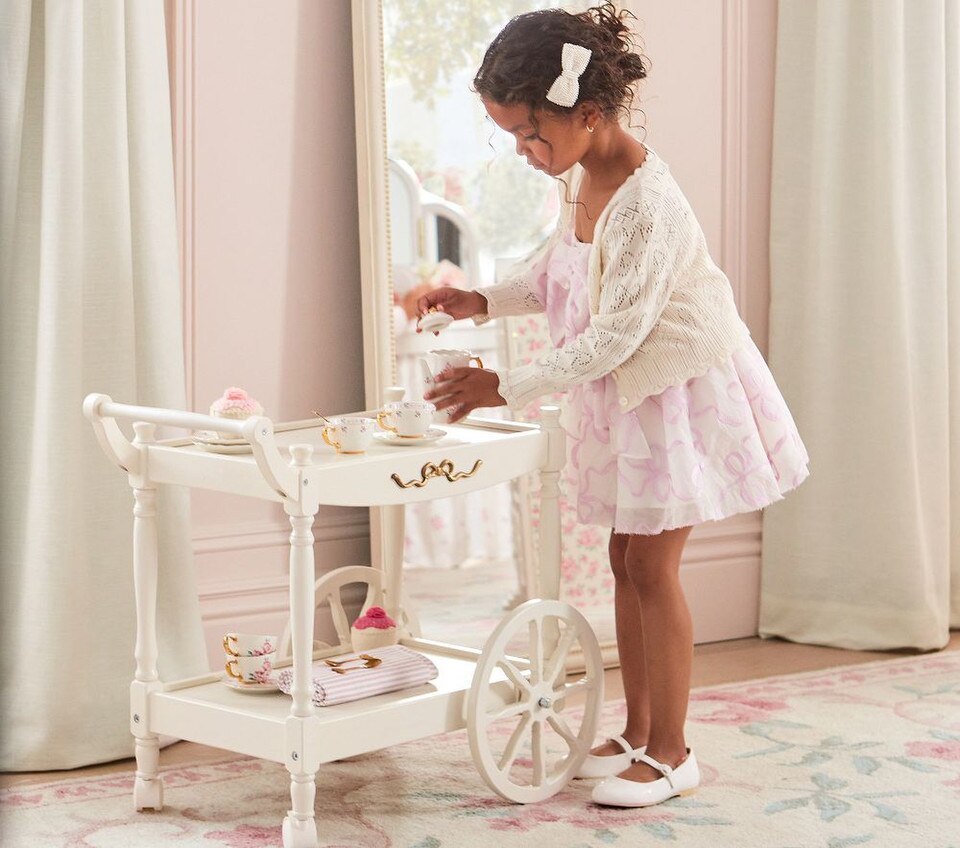 LoveShackFancy Tea Trolley