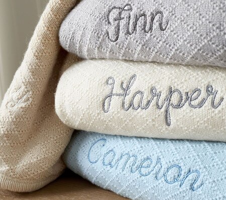 Luxe Knit Sherpa Baby Blanket