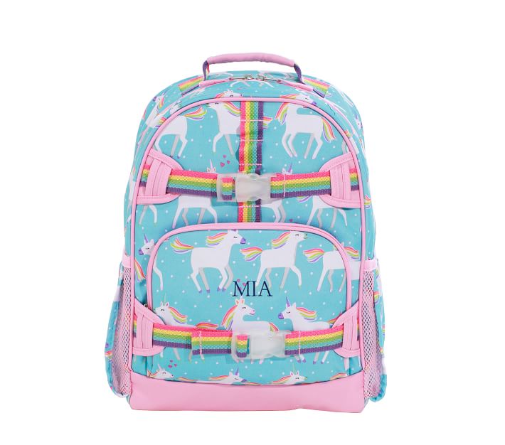 Mackenzie Aqua Unicorn Backpack 