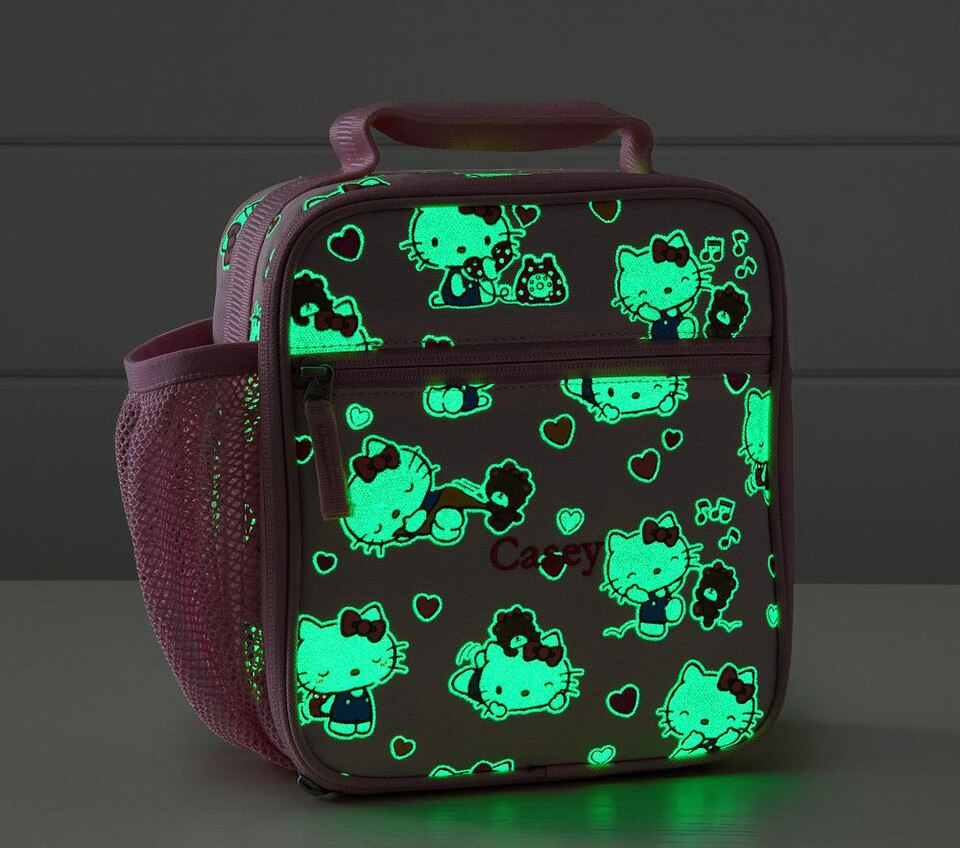 Mackenzie Hello Kitty® Hearts Glow-in-the-Dark Lunch Boxes