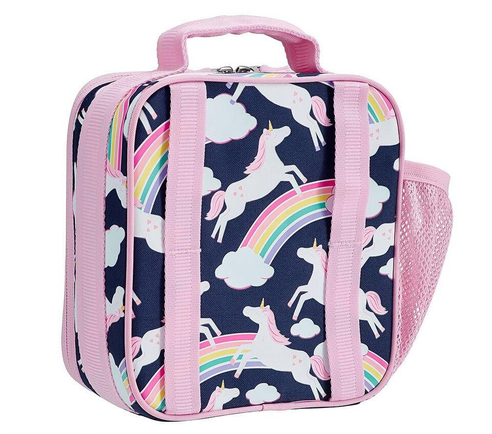 Mackenzie Navy Rainbow Glow In The Dark Unicorn Lunch