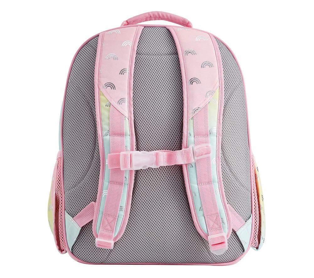 pink hiking bag