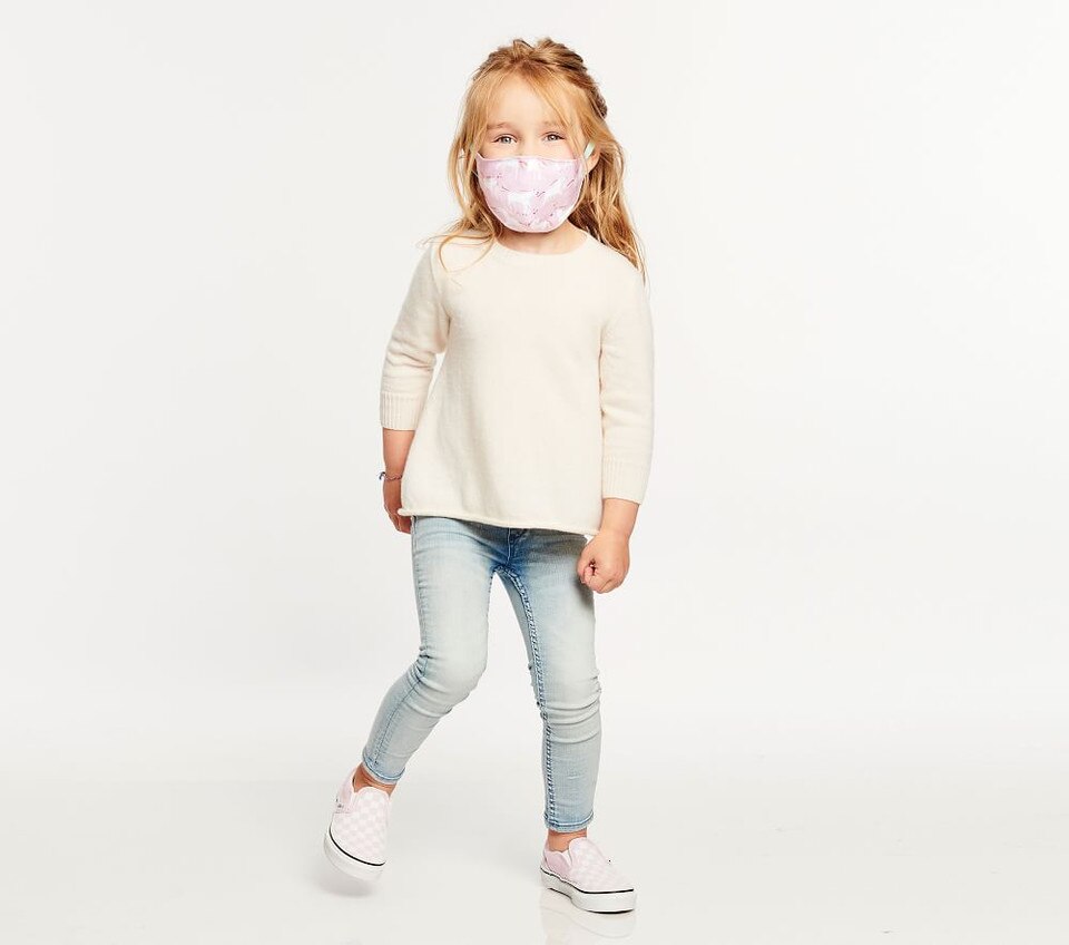 Mackenzie Pink Unicorn Parade Face Masks, Set of 2 | Pottery Barn Kids AU