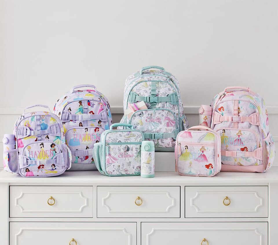 Mackenzie Disney Princess Castle Shimmer Backpacks