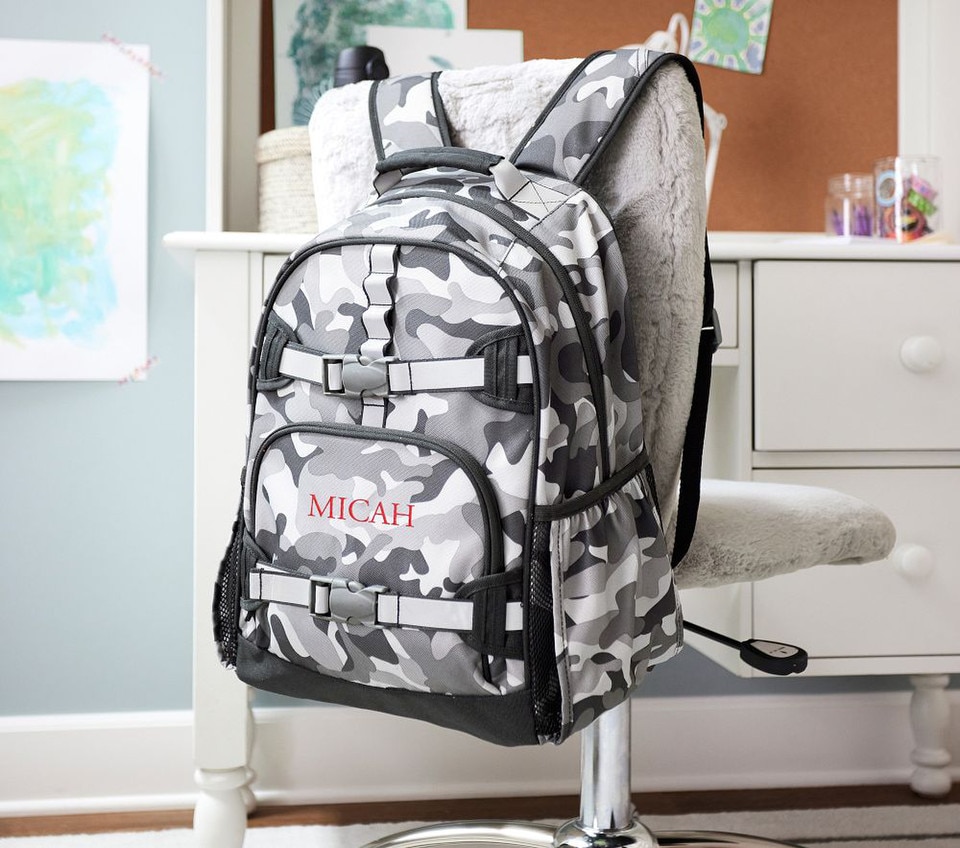 Mackenzie Grey Classic Camo Reflective Backpacks