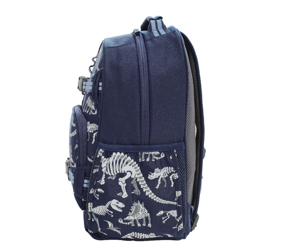 Mackenzie Navy Dino Bones Glow-in-the-Dark Backpacks