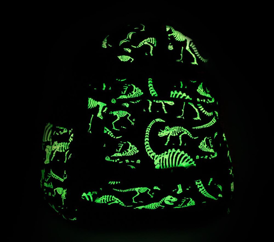 Mackenzie Navy Dino Bones Glow-in-the-Dark Backpacks