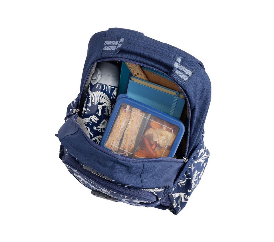 Mackenzie Navy Dino Bones Glow-in-the-Dark Backpacks