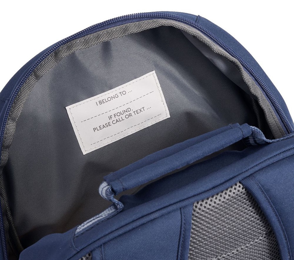 Mackenzie Navy Dino Bones Glow-in-the-Dark Backpacks