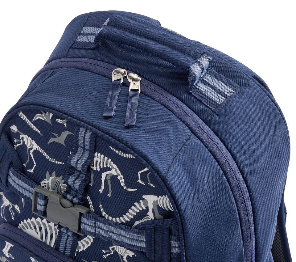 Mackenzie Navy Dino Bones Glow-in-the-Dark Backpacks