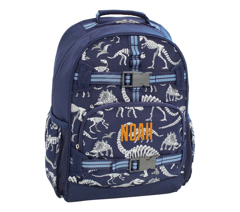 Mackenzie Navy Dino Bones Glow-in-the-Dark Backpacks