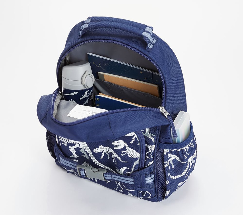 Mackenzie Navy Dino Bones Glow-in-the-Dark Backpacks