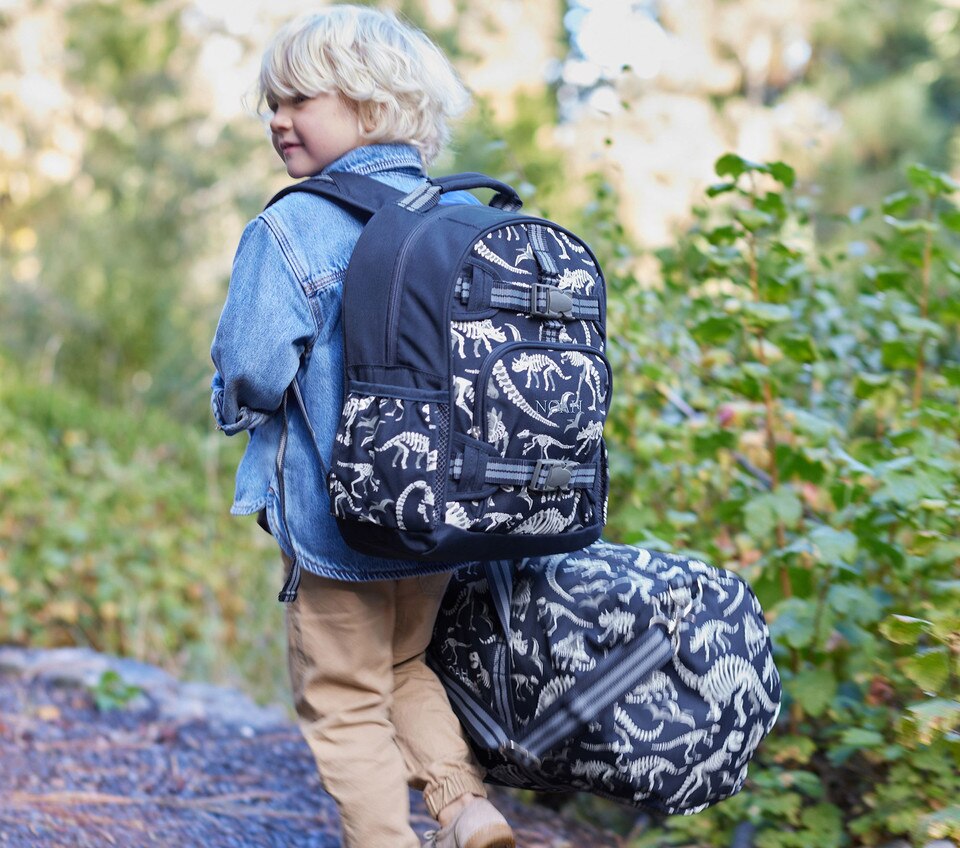 Mackenzie Navy Dino Bones Glow-in-the-Dark Backpacks