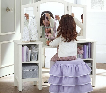 Madeline Play Vanity Pottery Barn Kids Au This vanity table is quality and my girls love it. madeline play vanity