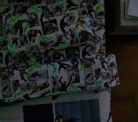 Marvel Heritage Glow-in-the-Dark Sheet Set