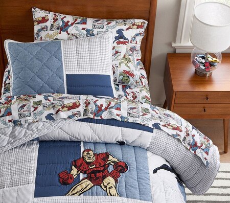 Marvel Heritage Comforter Pillowcases Pottery Barn Kids AU