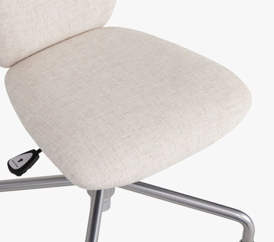 Square Upholstered 4-Leg Desk Chair
