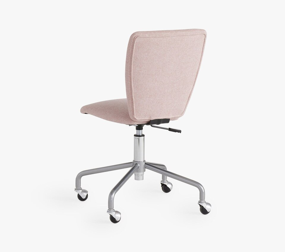 Square Upholstered 4-Leg Desk Chair