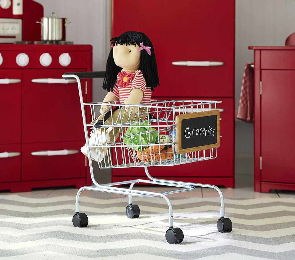 kids metal shopping trolley
