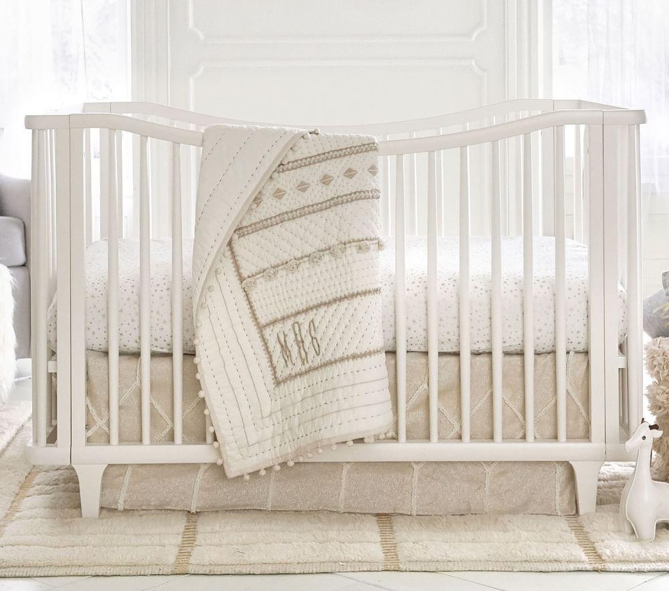 Micah Metallic Baby Bed Linen | Pottery Barn Kids AU
