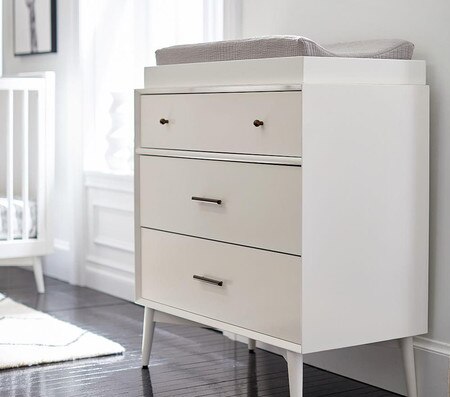 West Elm X Pbk Mid Century 3 Drawer Changing Table